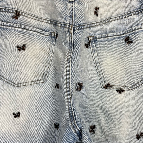 Tinseltown Jeans Tinseltown Butterfly Deconstructed Mom Jeans Size